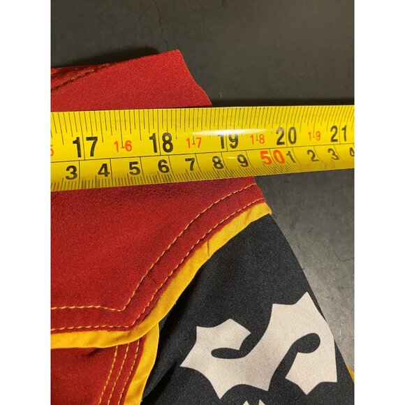 Alpinestars Board Shorts Mens 36 10" Skull Swim Trunks Y2K - Picture 4 of 6